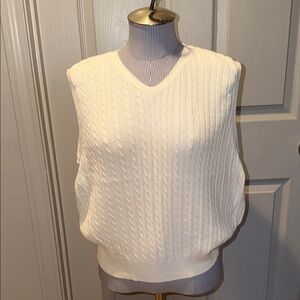 Ralph Lauren Polo Sport Cotton Cable Vest Size Large